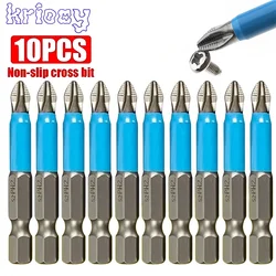 5/10Pcs Screwdriver Bits Set 50mm PH2 Anti-slip with Magnetic 1/4