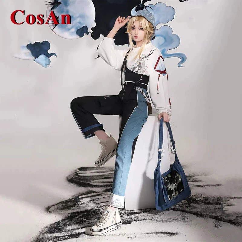 

CosAn Game Honkai: Star Rail Yanqing Cosplay Costume Handsome Fashion Daily Outfit Full Set Activity Party Role Play Clothing