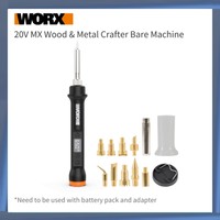 Burner-soldering iron battery Worx wx744.9, 20 V, without and charger Cordless Electric Rechargeable Welding Tool Portable