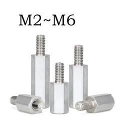 3~5 Pcs Motherboard Hex Standoffs Aluminium Single Head Hexagonal Strut M2 M2.5 M3 M4 M5 M6 Motherboard Spacer Stand Off Screw