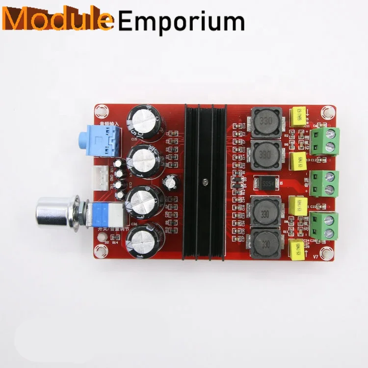 XH-M190 TDA3116D2 high power digital power amplifier board TPA3116 dual channel amplifier board 12-24V