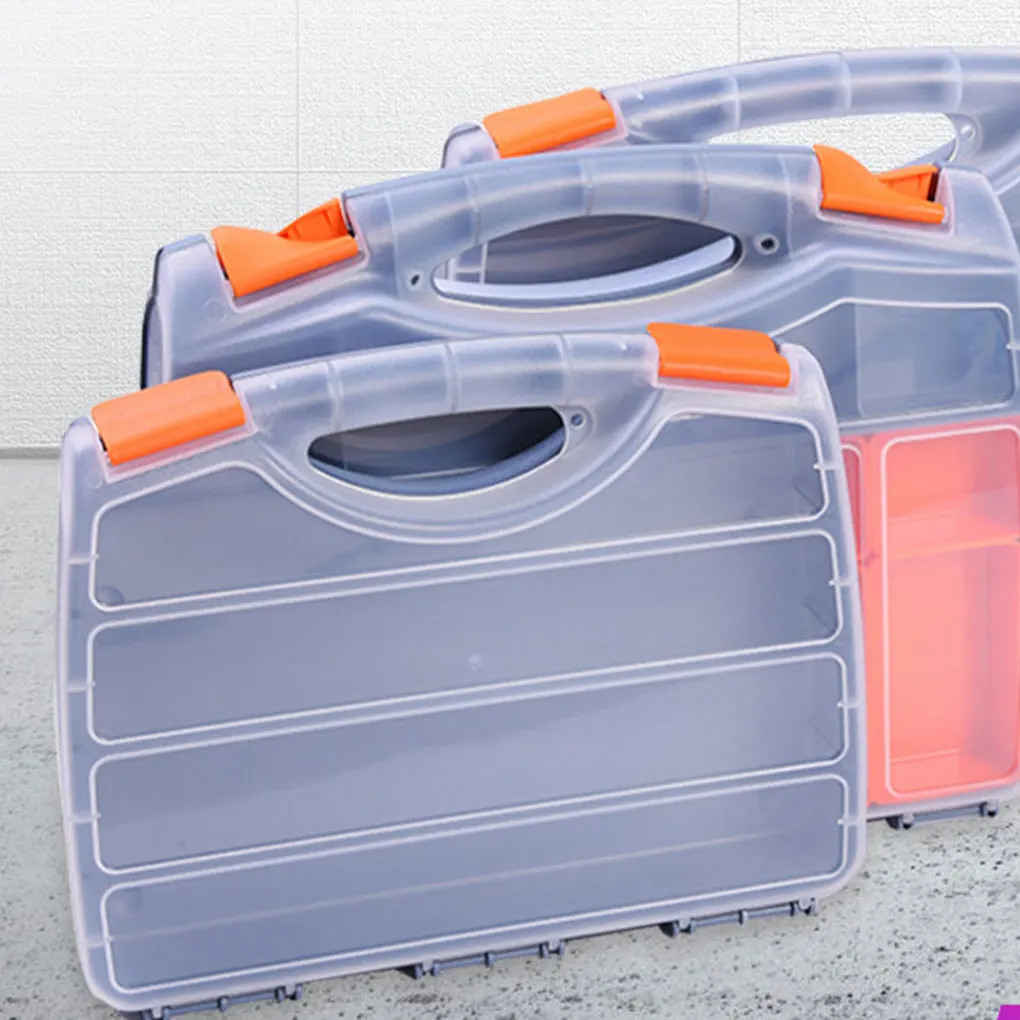 منظم حاوية إصلاح مقصورة المكسرات وشبكات تخزين صندوق الأدوات #3