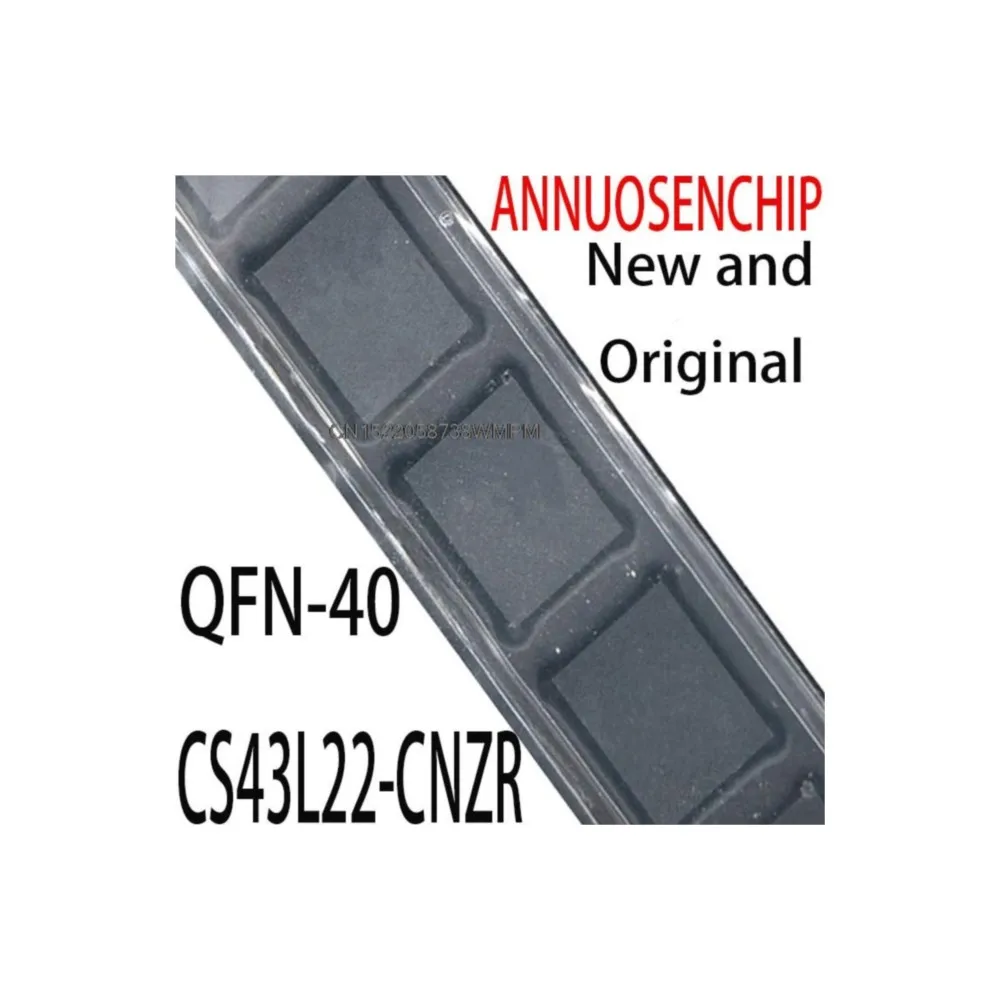 

5 шт. новые и оригинальные CS43L22 CS43L22CNZ CS43L22-CNZ QFN-40 CS43L22-CNZR