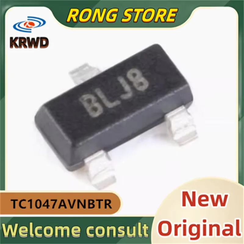 10PCS BLJ8 8LJB  New and Original Chip IC SOT23-3 TC1047AVNBTR TC1047AVNB TC1047AVN TC1047 1047