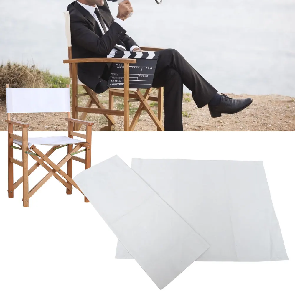 1 Set Director Chair Canvas Replacement Seat Cloth Home Supplies Furniture Accessories