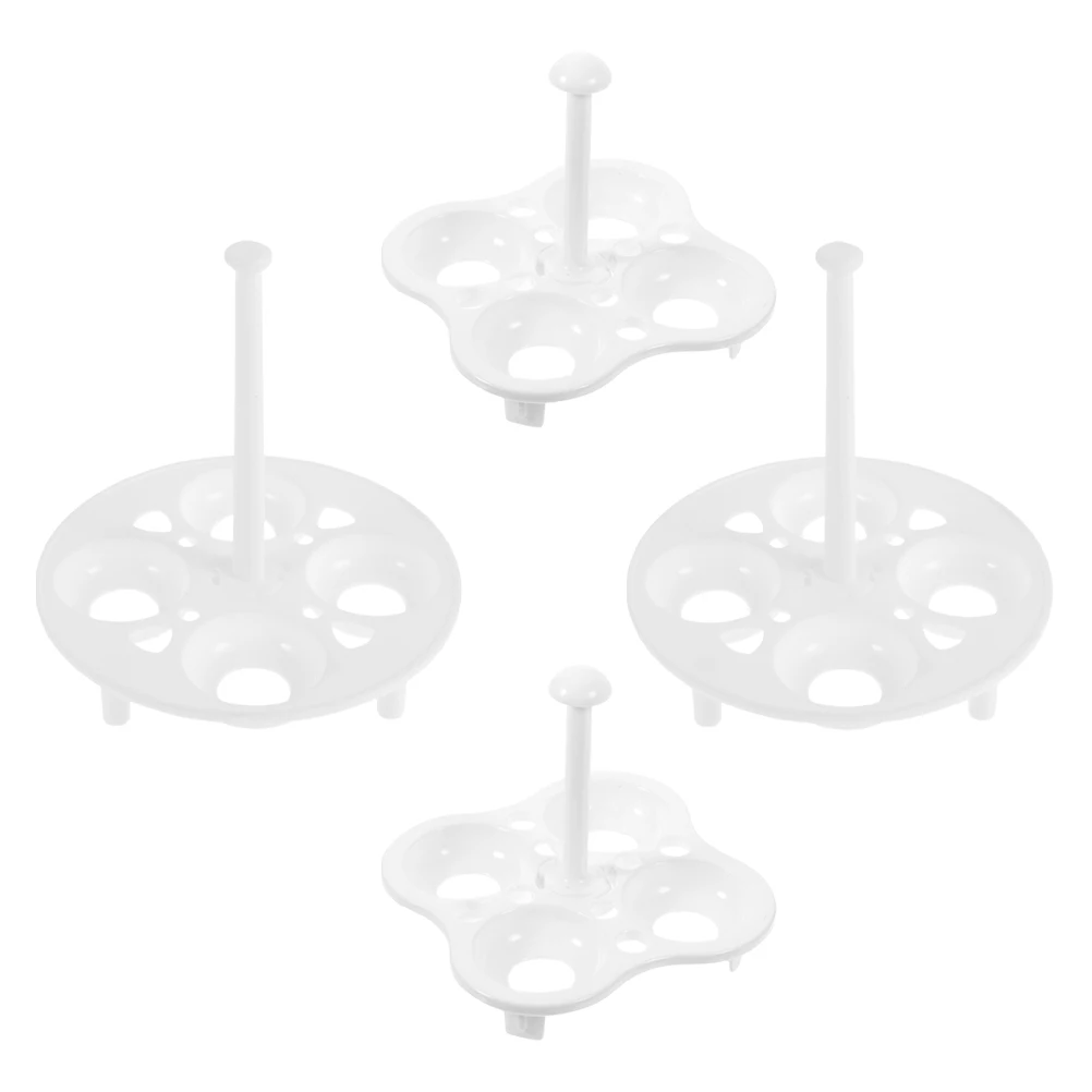 

4pcs Basket For Fridge Refrigerator Steamer Rack Cooking Plastic Lid Storage Egg Storage For Refrigerator Solution Egg Basket