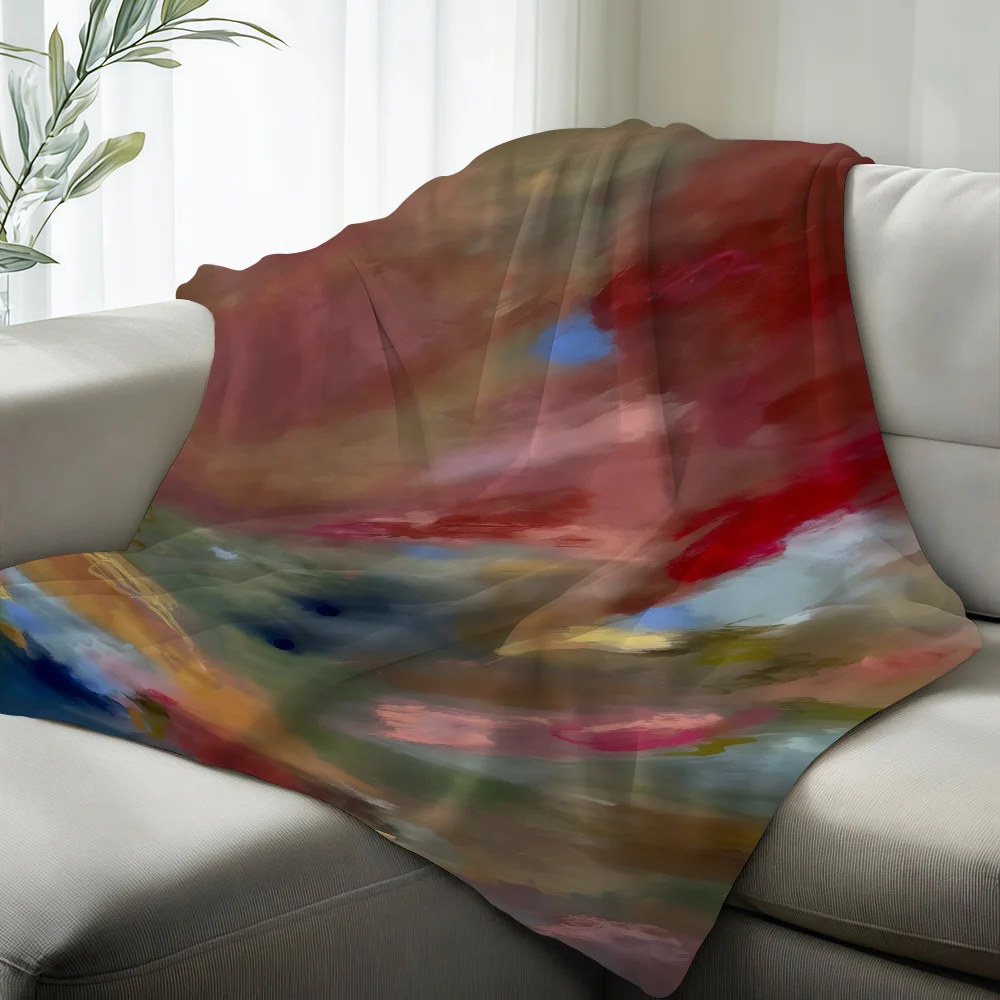 Singer L-Lizzy M-McAlpine Angel Blanket Suitable For Sofas Beds Offices Cars Outdoor Travel An Ideal Gift For Friends Family