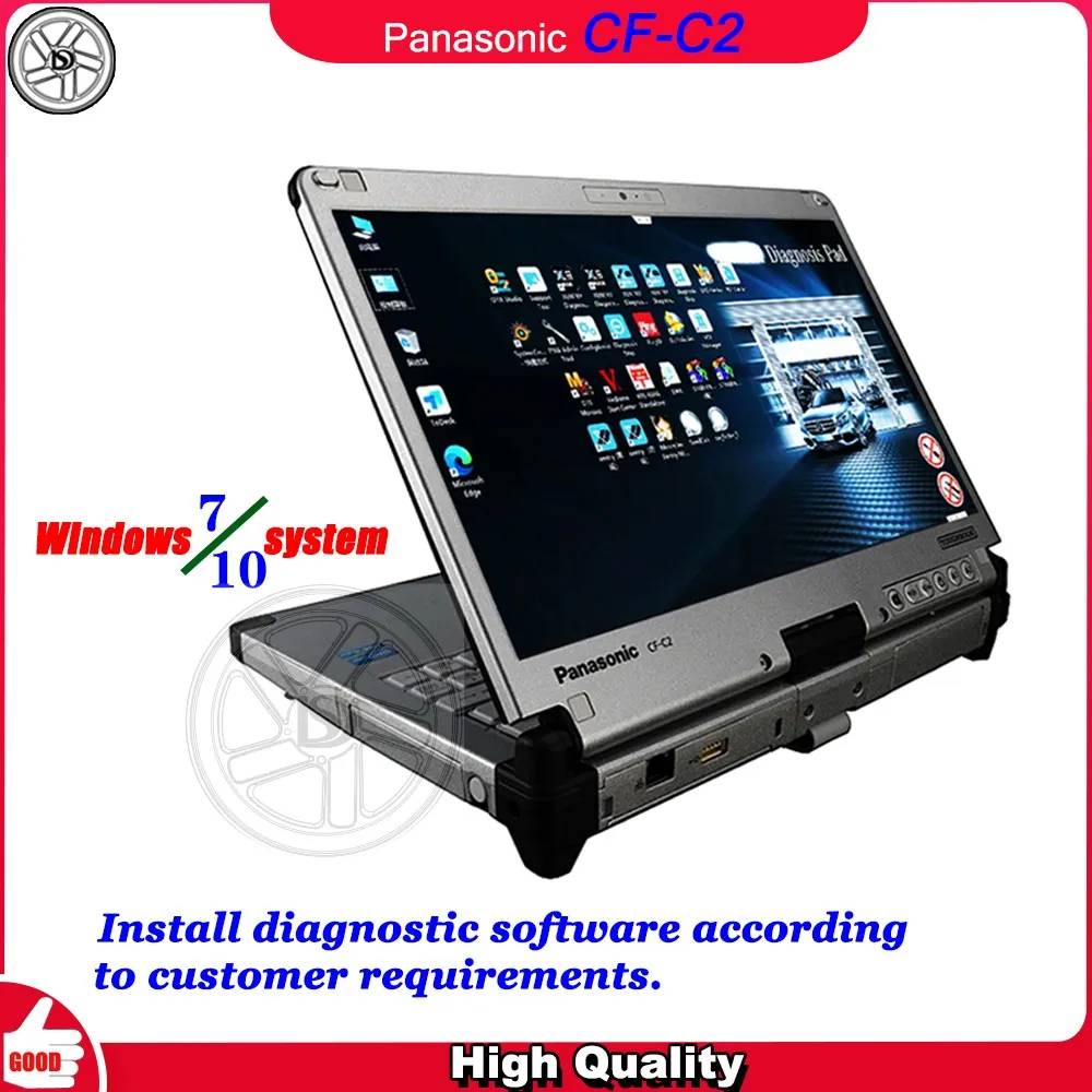 Panasonic CF-C2 Core i5 4G/8G HDD/SSD Diagnostic Rugged Laptop for Mb Star C4/C5/C6 or ICOM NEXT/A2/A3 and 5054A Diagnostic Tool