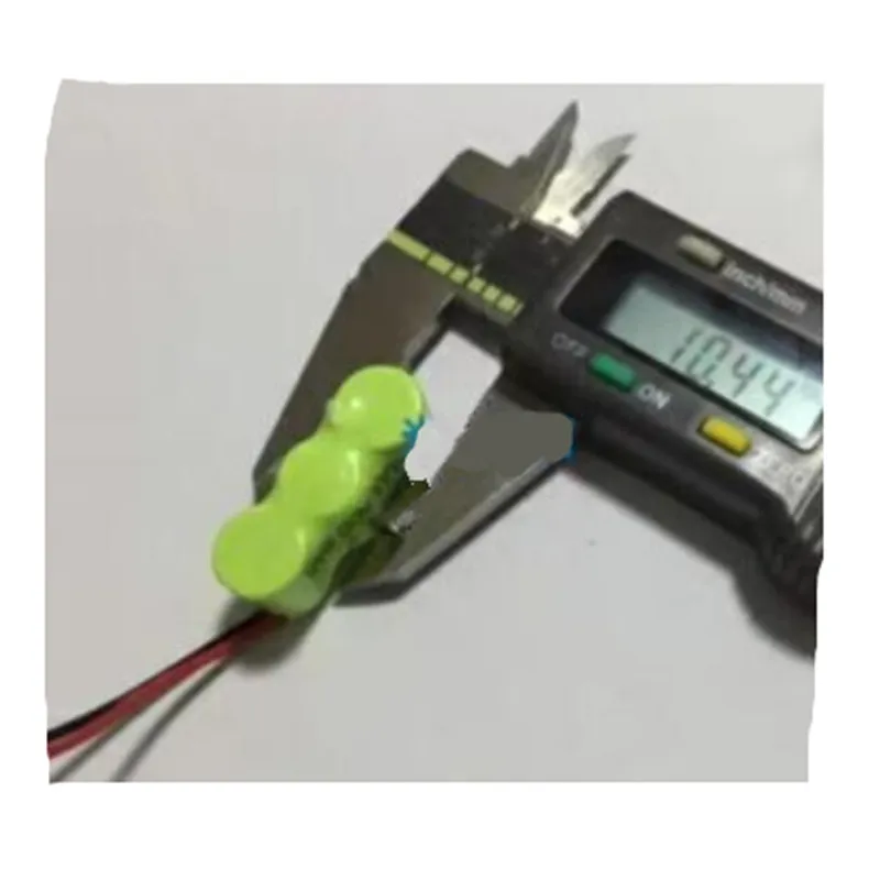 Bloco da bateria recarregável para o telefone, 3.6V, 1/3AAA, 500mAh, NI-MH, 2 PCes pelo lote