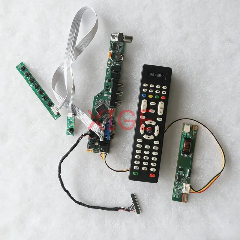 

Для N141I3 N141I1 LQ141K1LB1C TD141THCA1 Комплект платы контроллера привода монитора 30-контактный LVDS 1-CCFL 1280*800 1280x800 USB + AV + VGA + HDMI