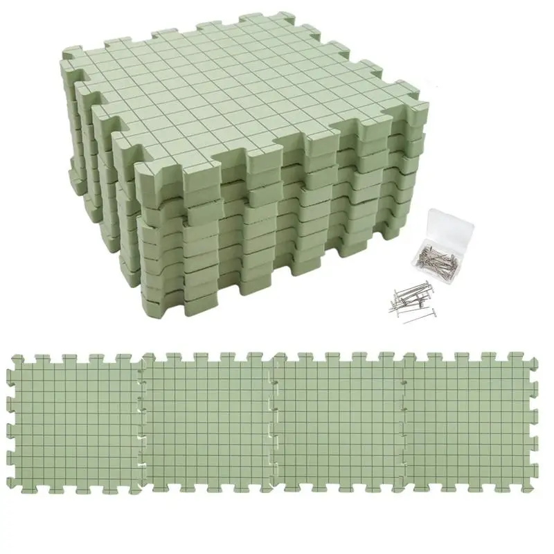 Blocking Mats Foam Lightweight Blocking Mats Knitting Extension Kit Lightweight Blocking Board With T Pins For Needle work