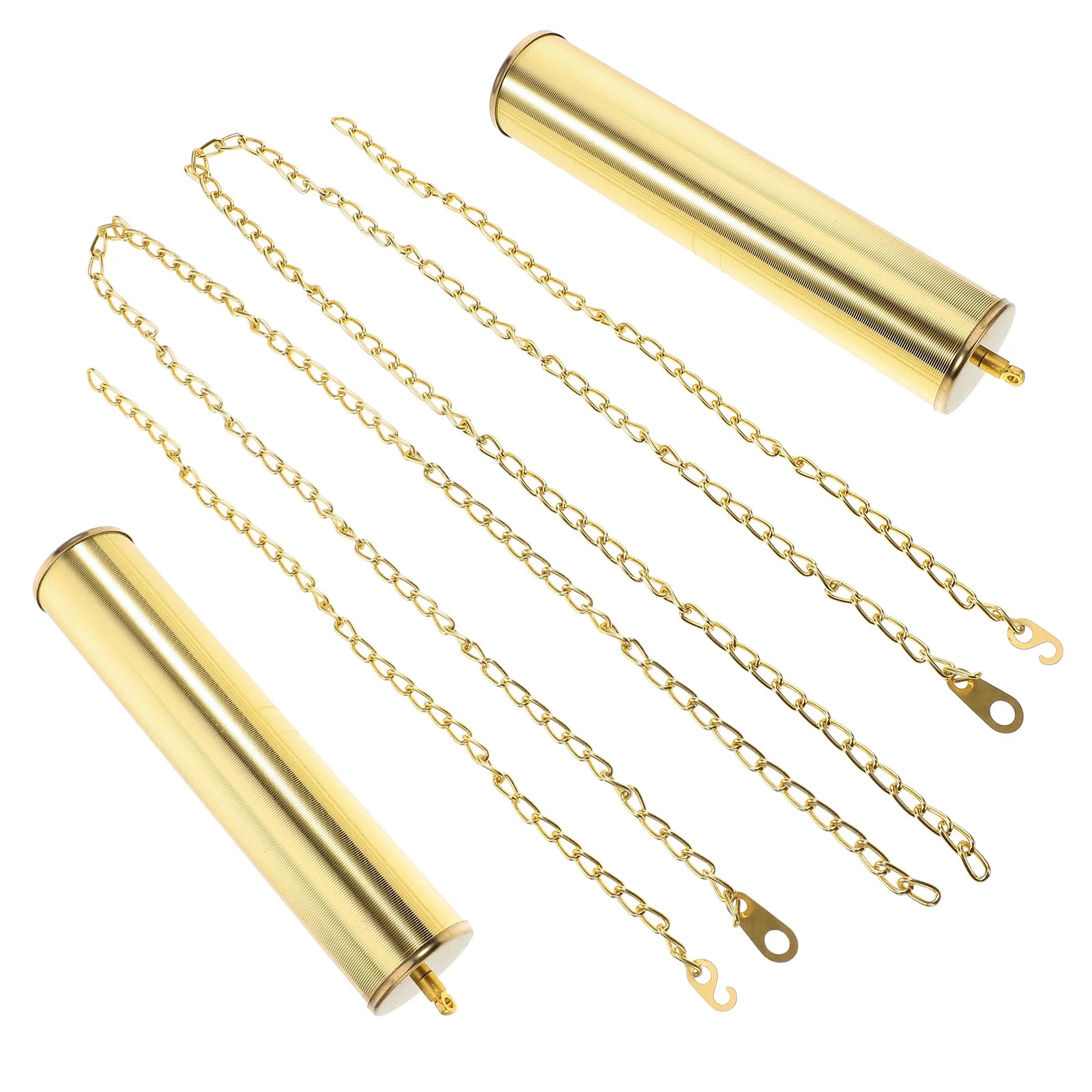 1 مجموعة جوفاء أرضية معدنية ساعة مطرقة الزخرفية دائم ساعة البندول سلسلة الوزن استبدال المنزل مكتب البندول الساعات