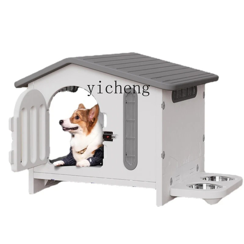 Yy Dog House Indoor Dog House Outdoor Waterproof and Rainproof Small Dog Removable and Washable