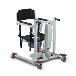 New product electric patient transfer lift chair, toilet chair with wheels, suitable for disabled elderly mobile transfer chair