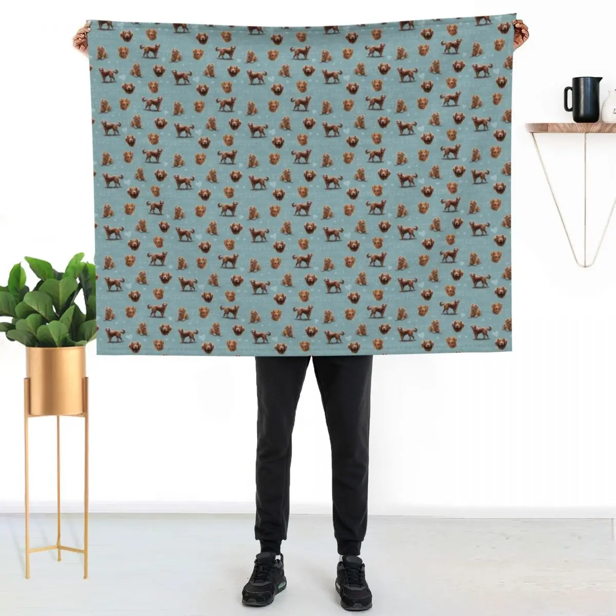 The Nova Scotia Duck Tolling Retriever Dog Throw Blanket Weighted Decorative Throw Thermals For Travel Bed covers Furry Blankets