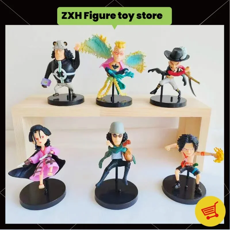 8cm One Piece Wcf Wt100 Vol3 Ace Marco Pvc Collection Finished Model Animation Peripheral Figurine Toys Desktop Ornament Toy