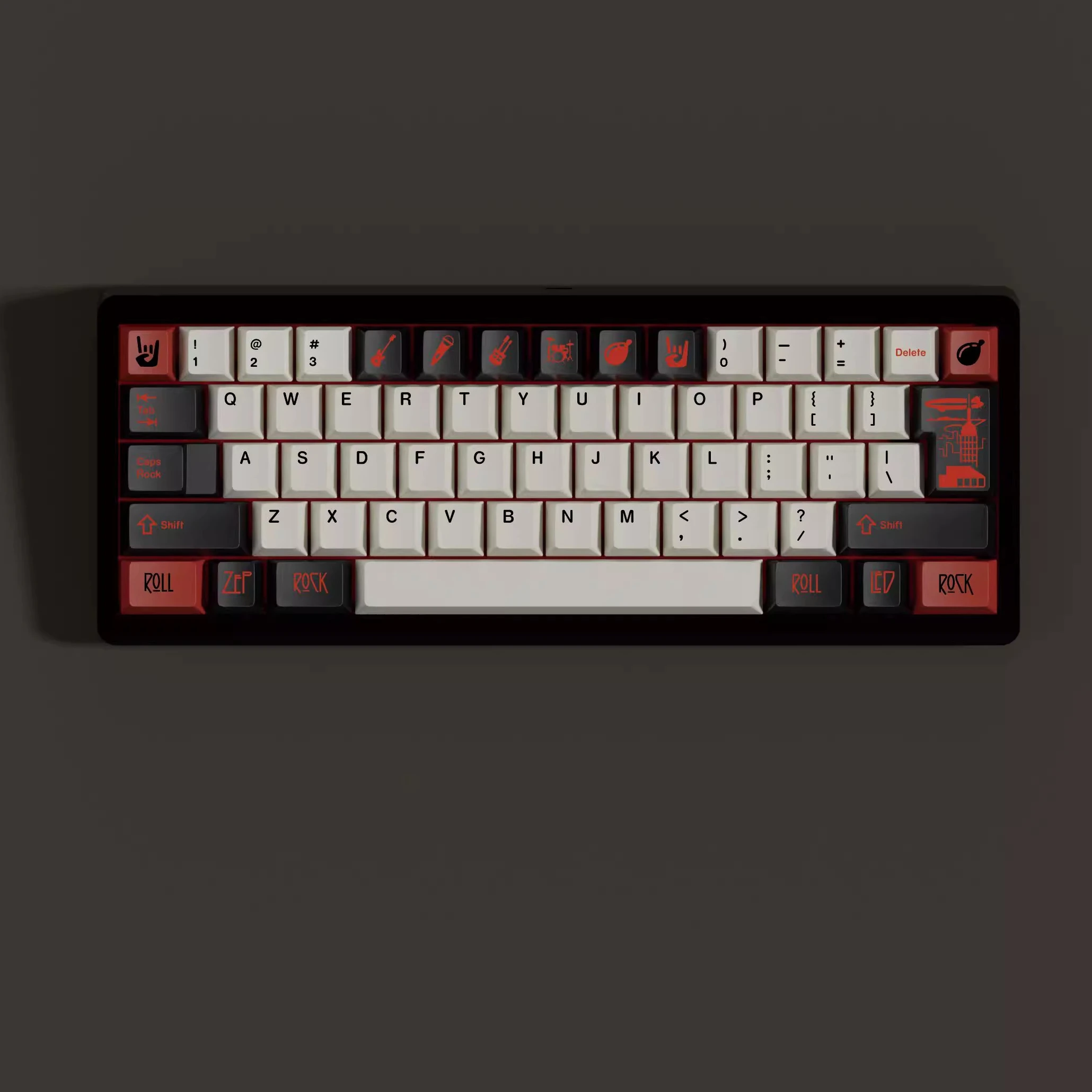 

GMK airship five-sided sublimation customized keycap with 7U compatible ALCIE