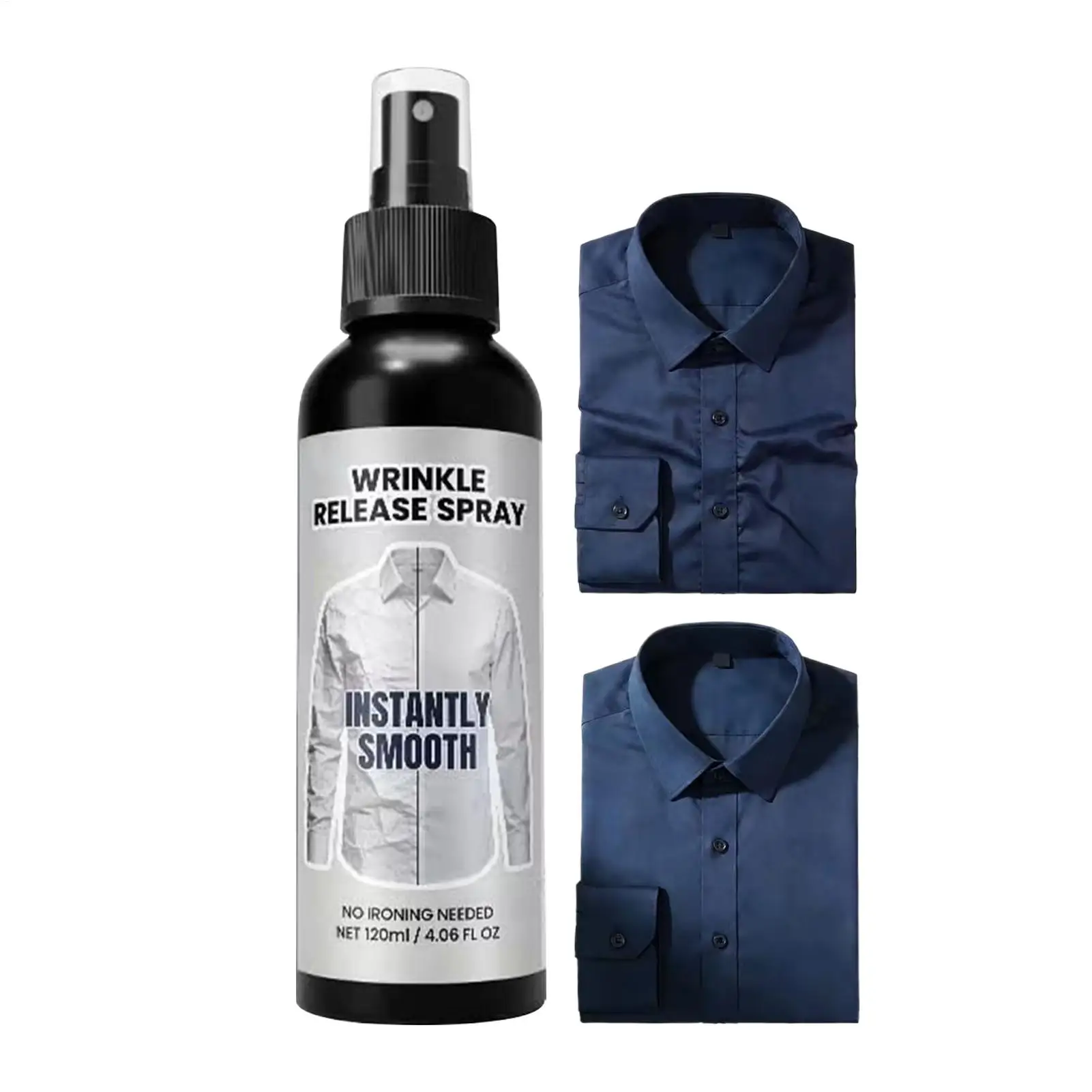 120ml Clothes Spray for Folding Quick Fabric Smoothing Solution Wrinkled Clothes Make the clothes free of wrinkles for Suits
