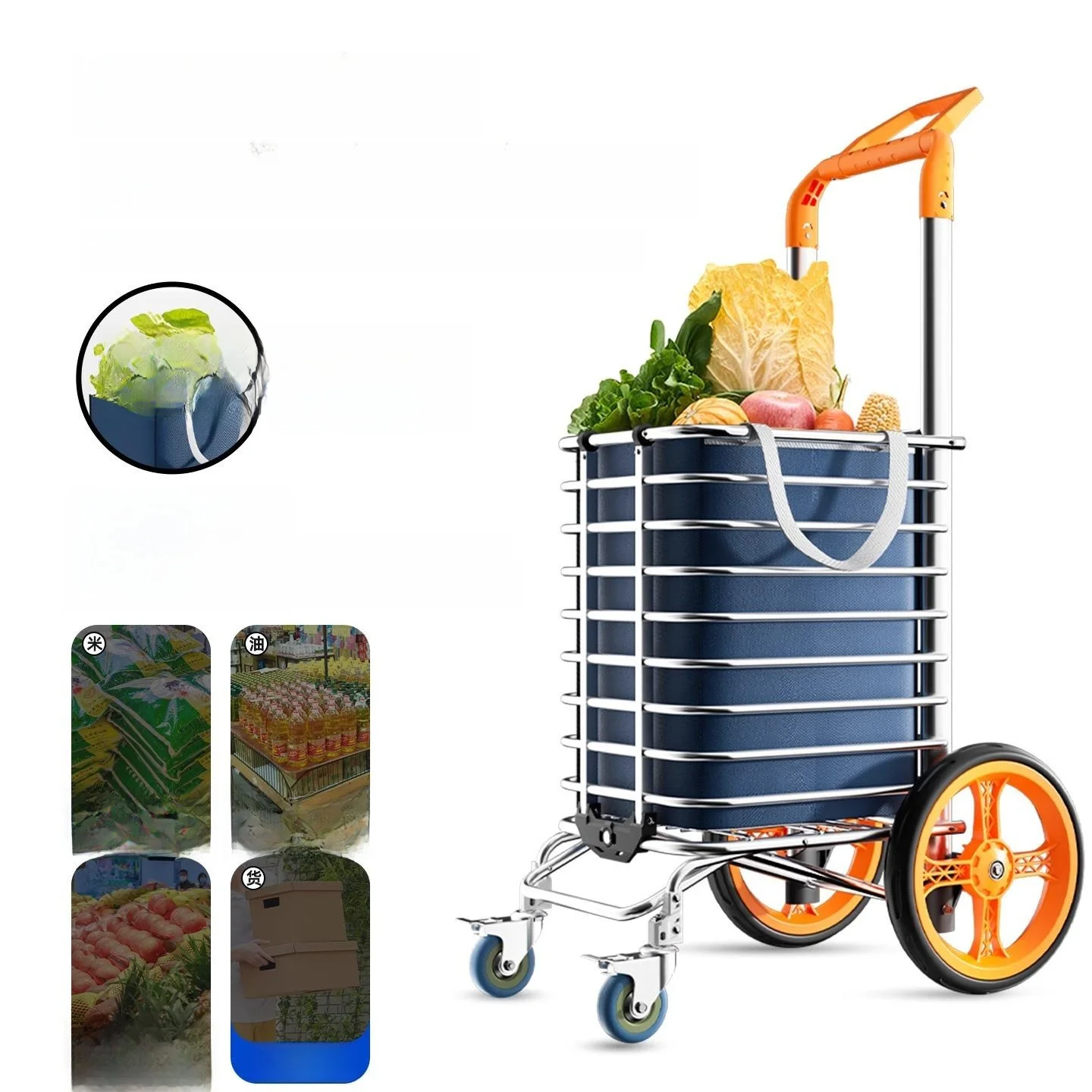 chariot-de-courses-a-grande-roue-leger-et-portable-en-alliage-d'aluminium-pour-le-transport-de-legumes-avec-capacite-de-montee-d'escaliers