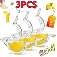 3/2/1PC Mini Manual Juicer Bird Shape Kitchen Home Slip Tool Press Squeeze Fruit Transparent Portable Orange Lemon Manual Juicer