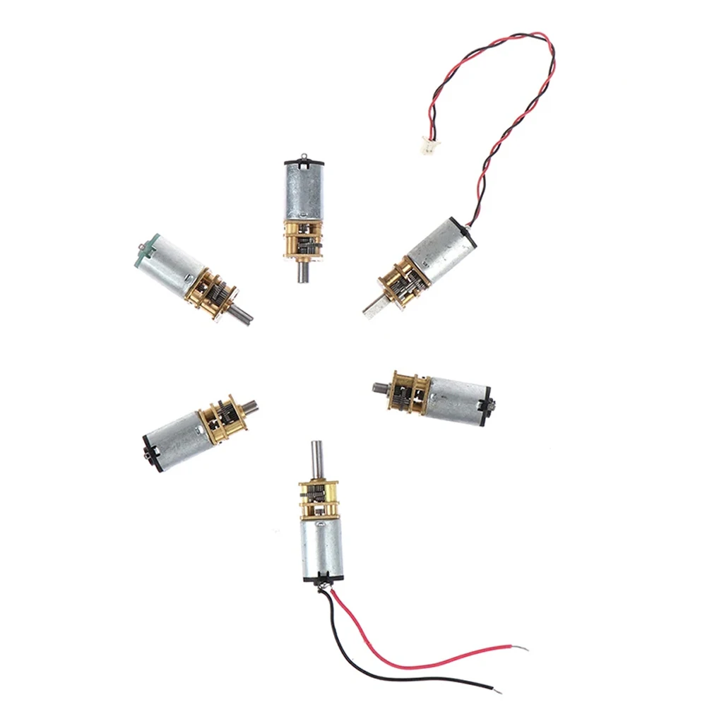 

Weight 12g For DIY Projects DC 5V Gear Motor DIY Electric Motor DIY Toy Robot High Torque No-load Speed 47 Rpm