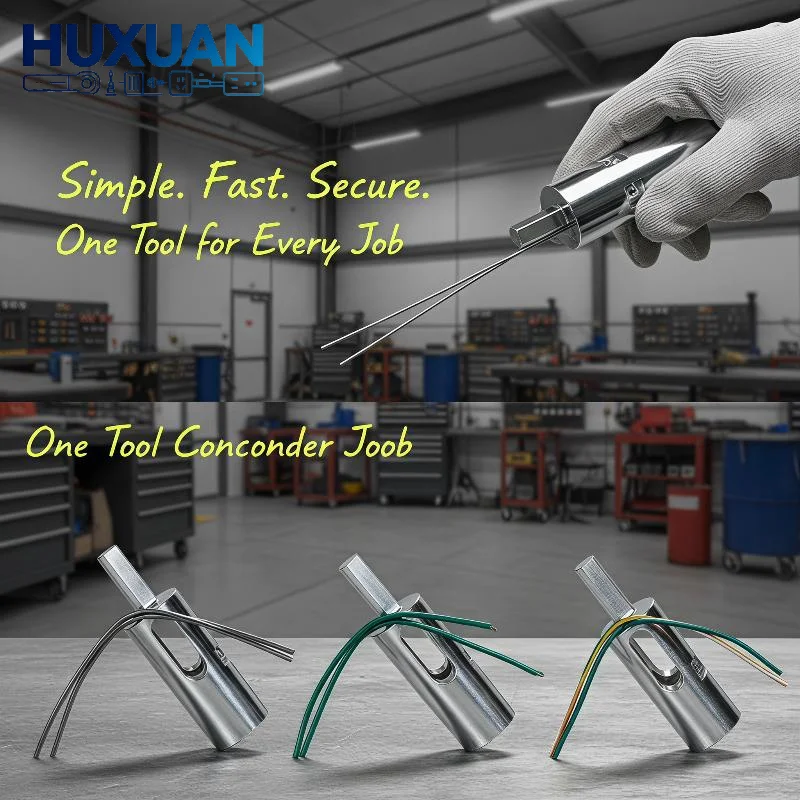 Multifunctional Portable Tie Wire Twister Iron Wire Knotter Drill Chuck Wire Twisting Tool