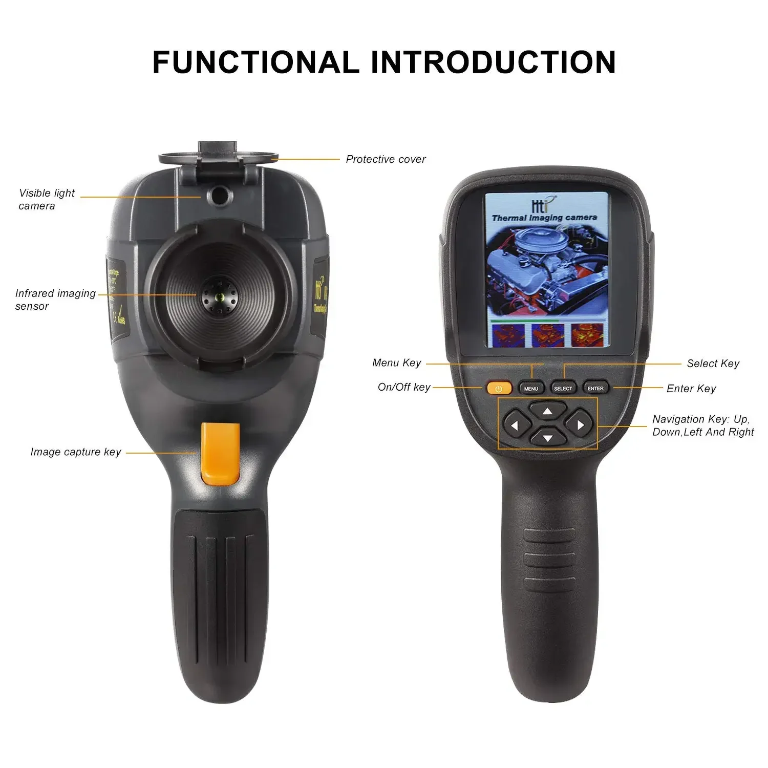 

2025/HT 19 Professional Infrared Thermal Imaging Leak Detection Termocamera Thermal Camera Ir 320x240