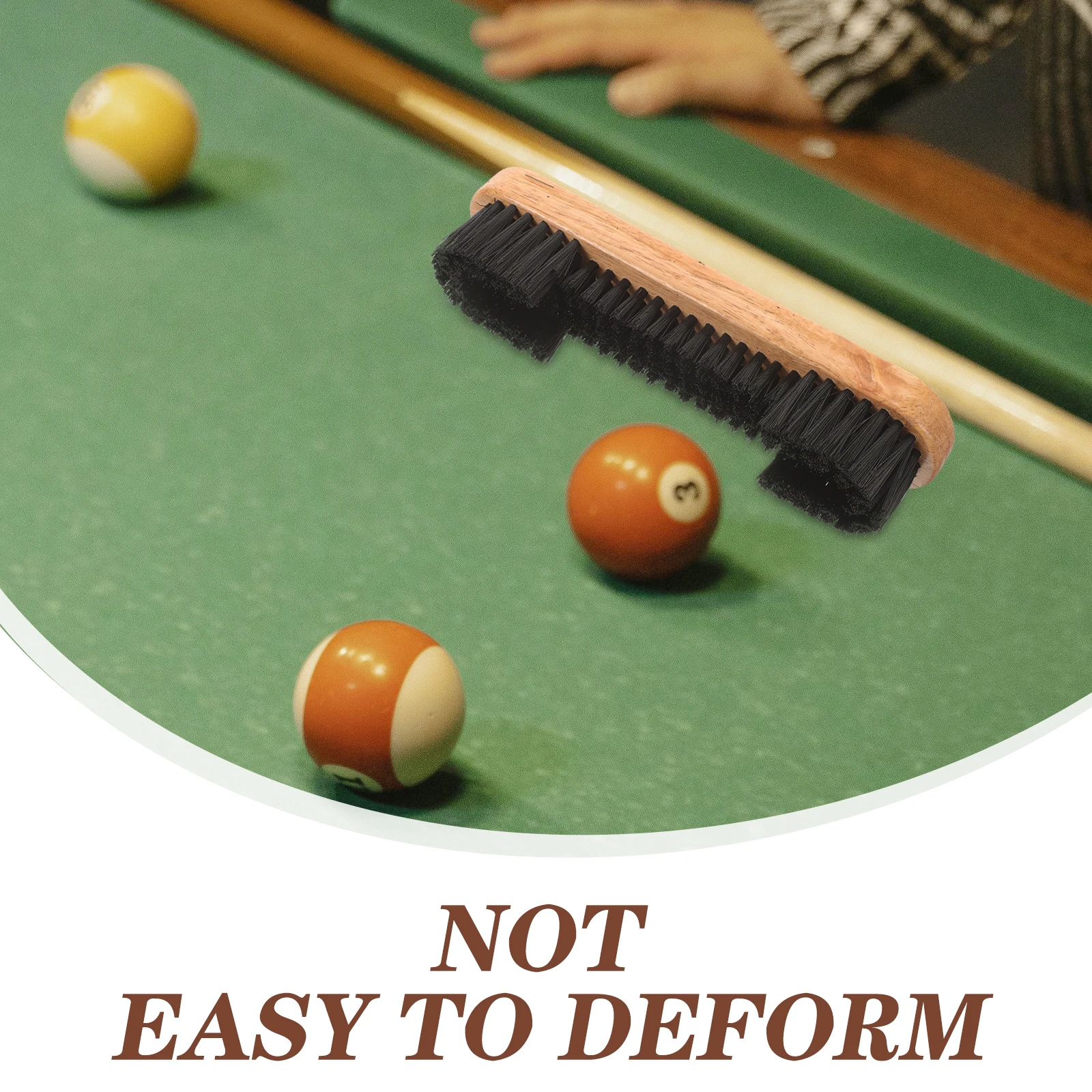 

Billiards Cloth Cleaning Brush Table Maintenance Pool Lint Tables Accessories Horsehair
