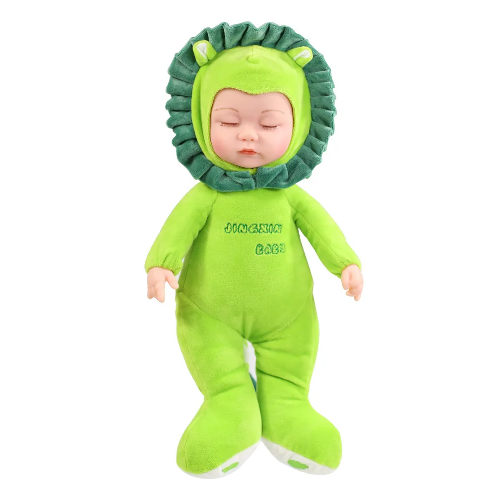 Dolls and children's simulation comfort plush toy doll factory direct sales cross-border hot selling sleeping dolls