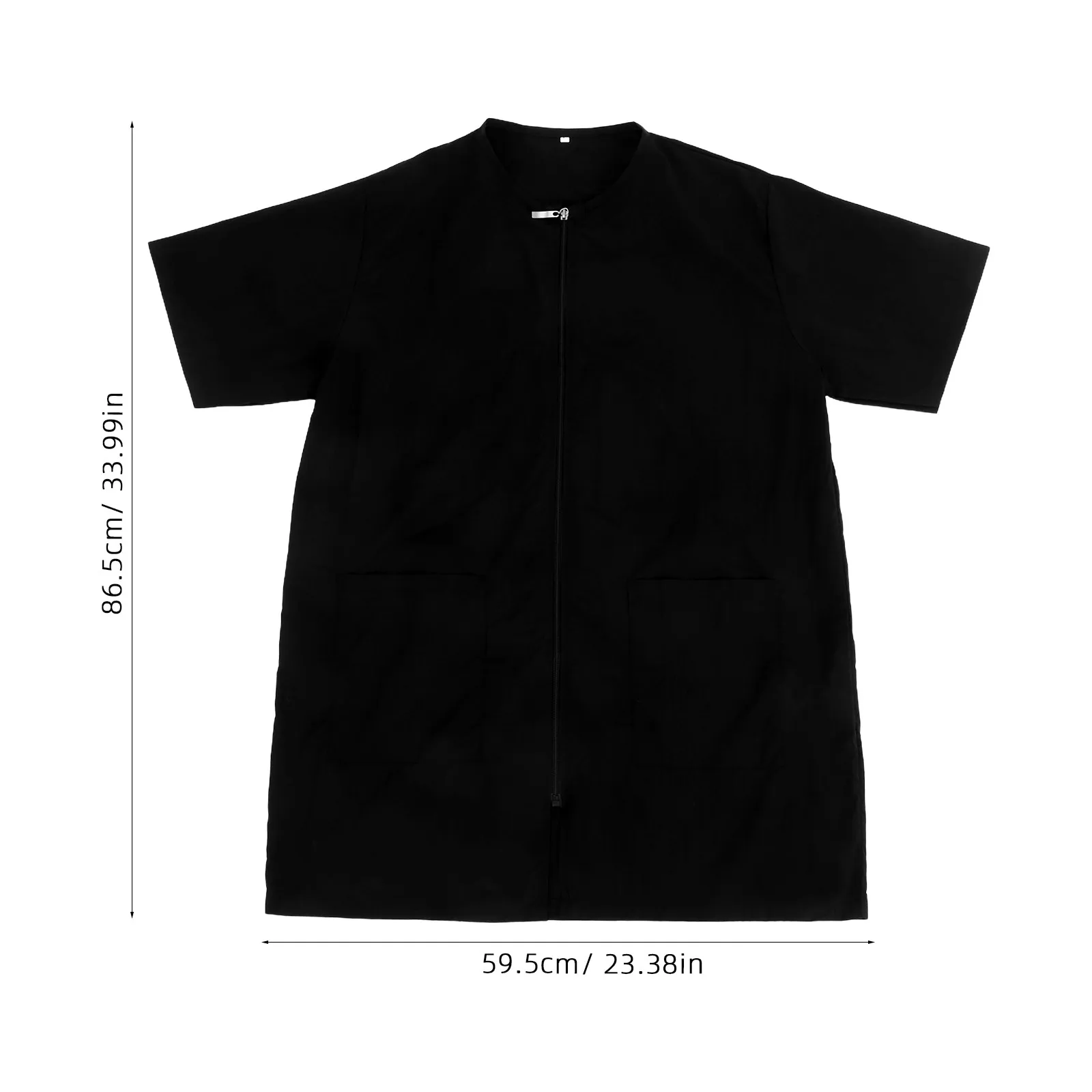 Waterproof Pet Grooming Smock Anti Static Full Coverage Salon Apron for Dog Grooming Barber Uniform Short Sleeve Size L