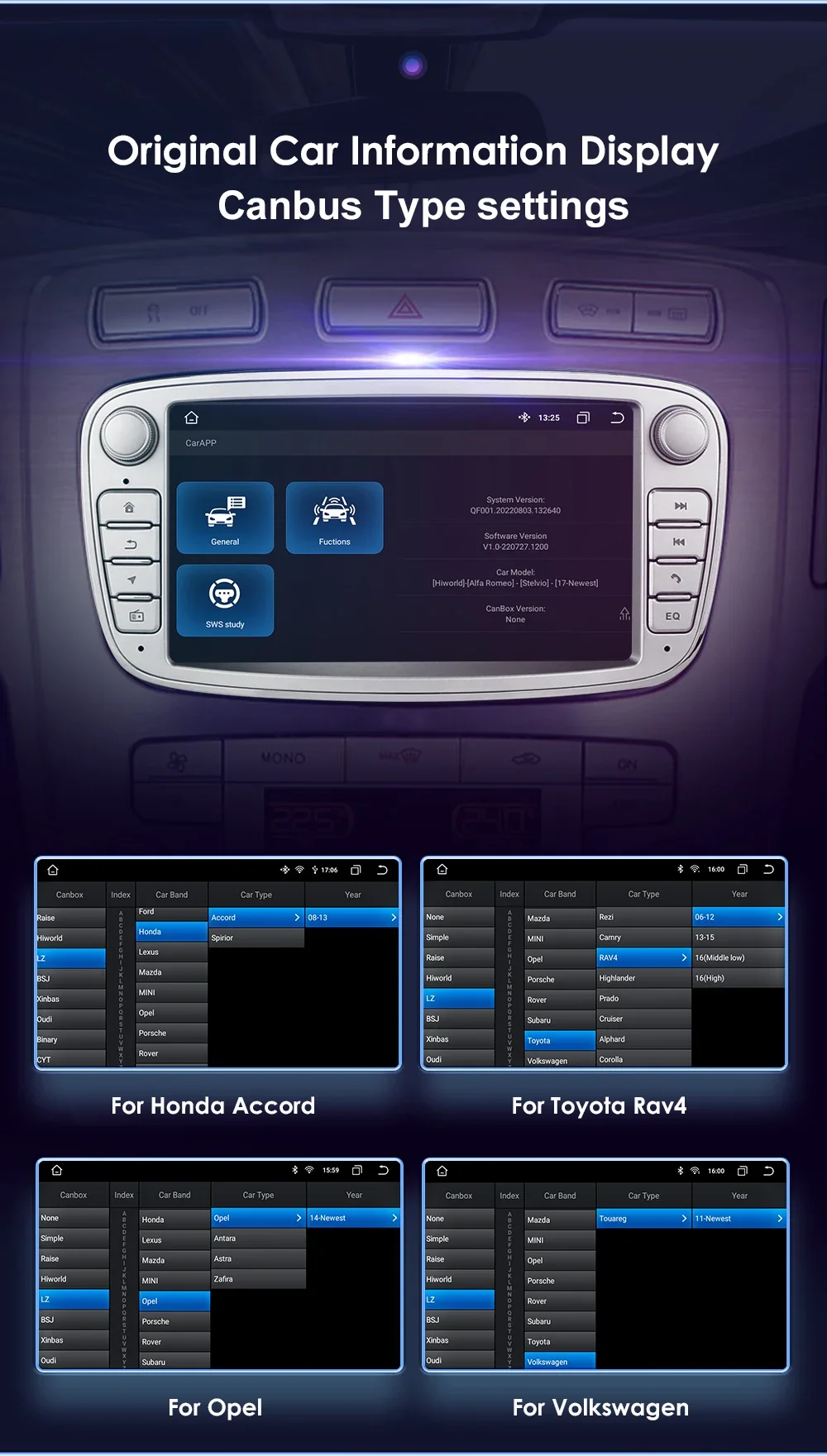 Hizpo 7-Zoll-Autoradio für Ford Focus S-Max Mondeo Galaxy C-Max Kuga Audio Multimedia Player CarPlay Android Auto RDS WIFI 4G BT – Detail 35