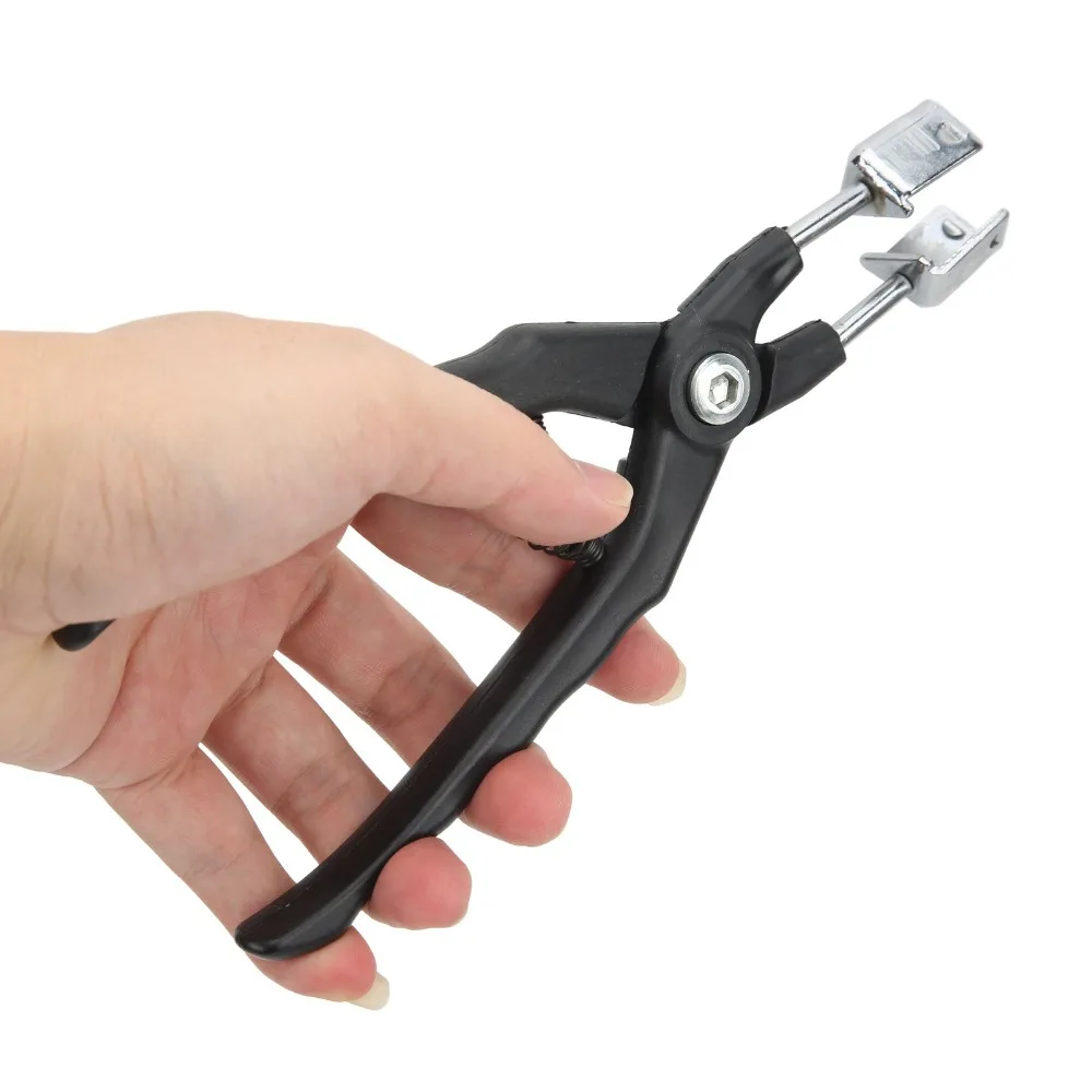 Heavy Duty Relay Puller Pliers Spring Loaded Injection Molded Handle Relay Removal Pliers Black Straight Jaw