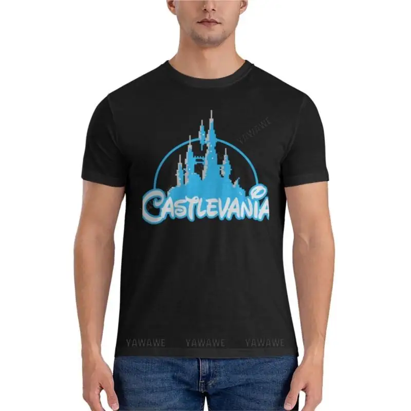 Castlevania-T-Shirt manches courtes homme, vêtement de marque, en coton, essentiel