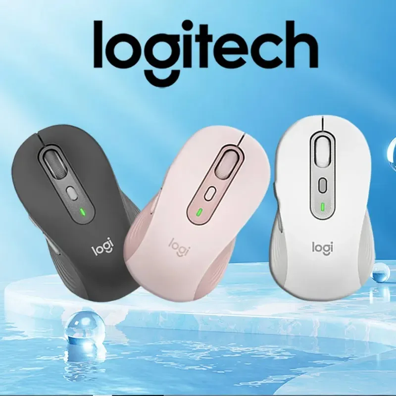 Logitech M750 exclusive dual-mode wireless mouse for esports games, equipped with a silent, ergonomic lightweight laptop adapter