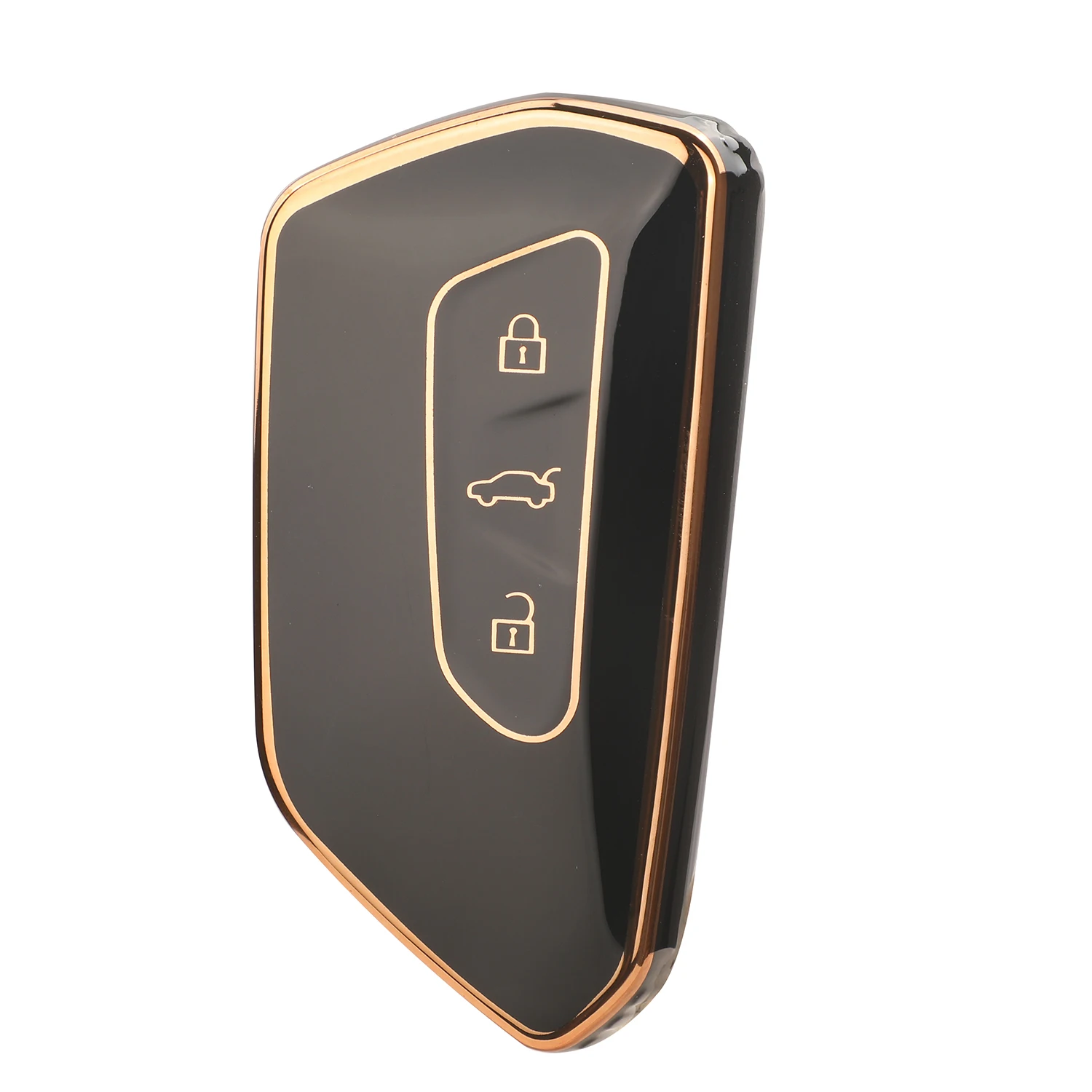 jingyuqin New Arrival 3Buttons Remote Car Key TPU For VW Volkswagen Golf 8 Mk8 2020 Skoda Case Cover Part Protect