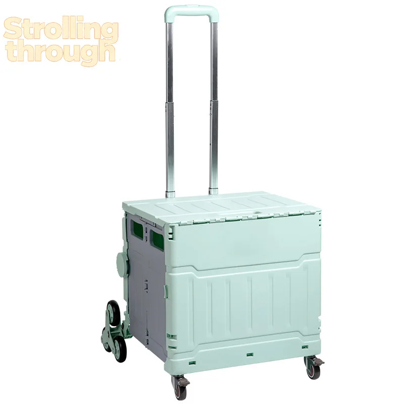 

Маленькая складная тележка для покупок овощей, для использования дома, для подъема по склонам, для пикника, для улицы, ручная, для супермаркета, для кемпинга