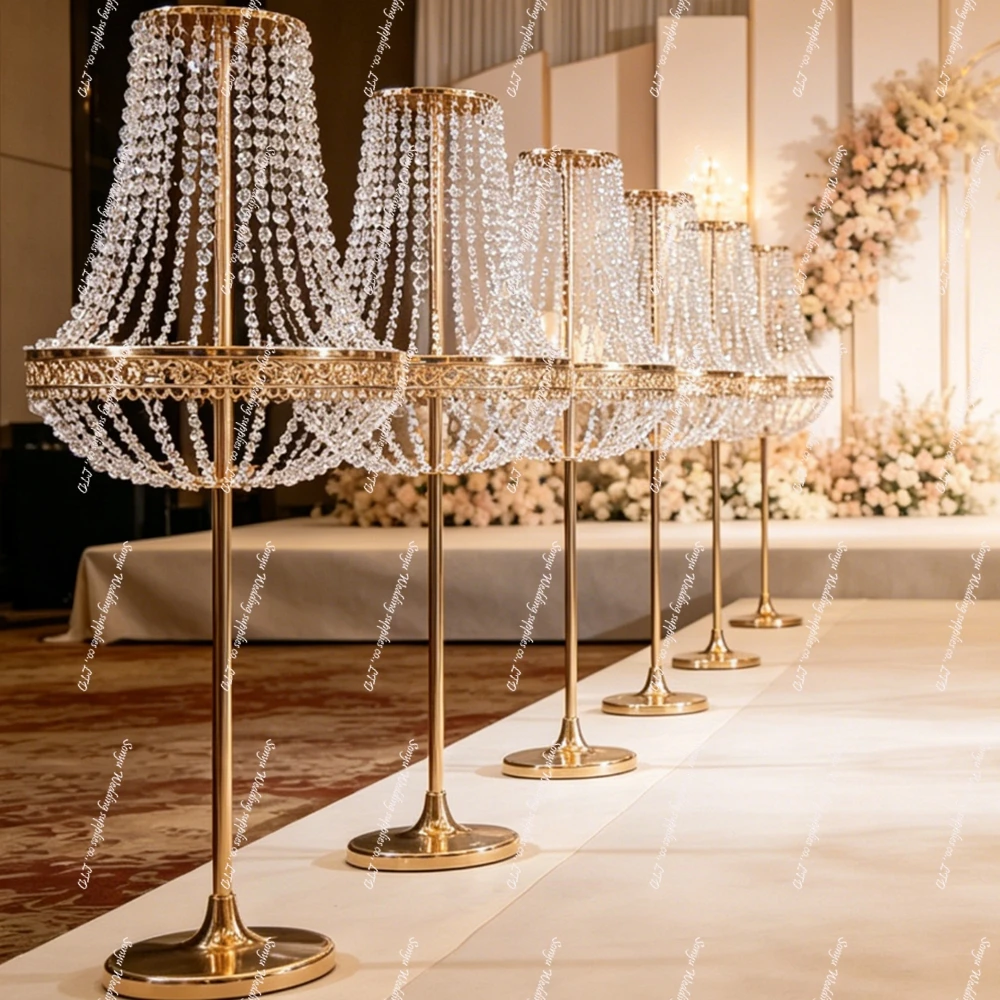 10pcs f54 wedding floor Floral  Wedding Arch Stands for Party Event & Road Guide Walkway Wedding Centerpieces