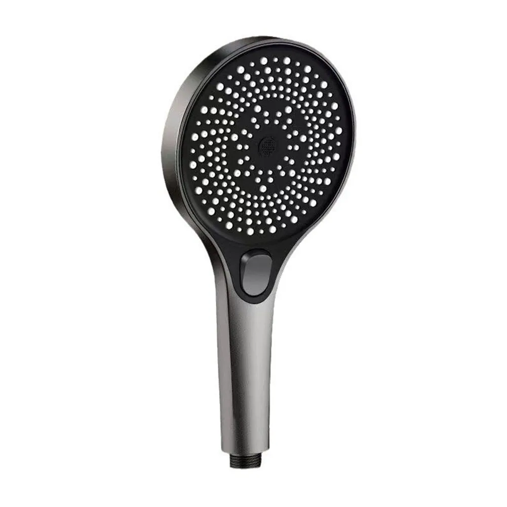 Coarse Hole Booster Showerhead Large Water Output Three speed Water Output Fine Silicone Water Outlet Free Adjustment