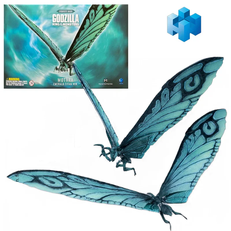 Hiya Exquisite Basic Mothra Emerald Titan Ver. Godzilla King of The Monsters 36Cm Anime Original Action Figure Model Toy Gift