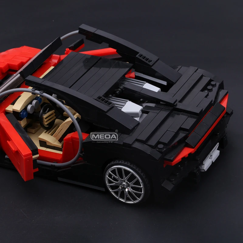 Building Blocks Sports Car high-tech Series Gallon Racing Car Cool Model Kit Stacking Bricks Toys For Kids Birthday Gift