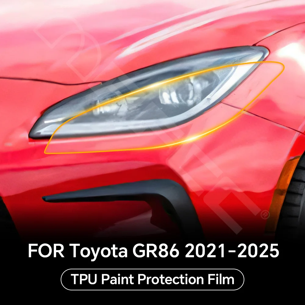 

Headlight Rearview Anti-scratch TPU Paint Protection Film For Toyota GR86 2021-2025 Pre-cut PPF Clear Bra Resistant Invisible
