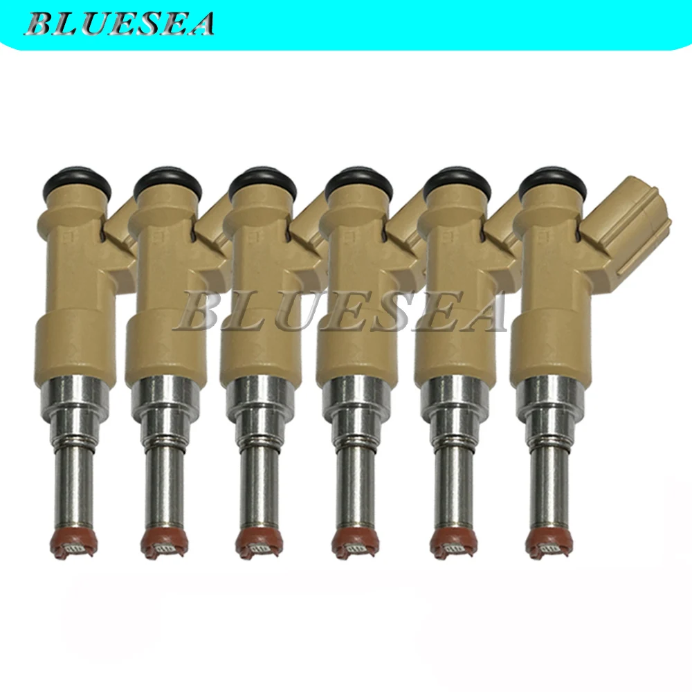 6PCS Fuel Injector Toyota Land Cruiser Prado 23250-31100 2325031100 23250 31100 23209-39215 2320939215