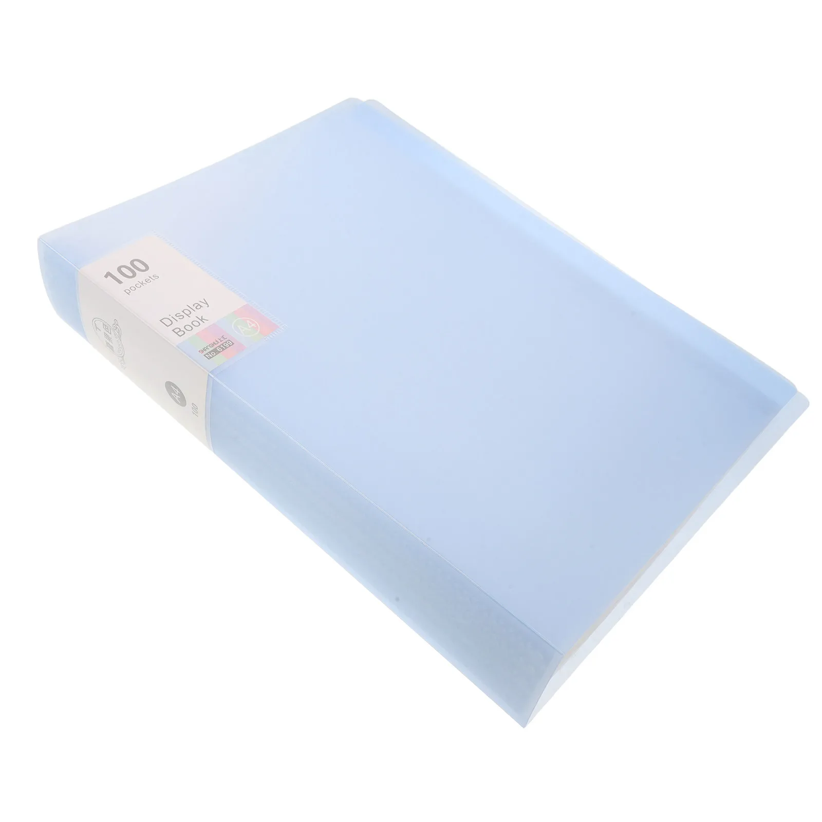 A4 Display Book Binder 100 Plastic Sleeves Document Holder Folder Clear View Multi Layer Sorting Office Filing Transparent
