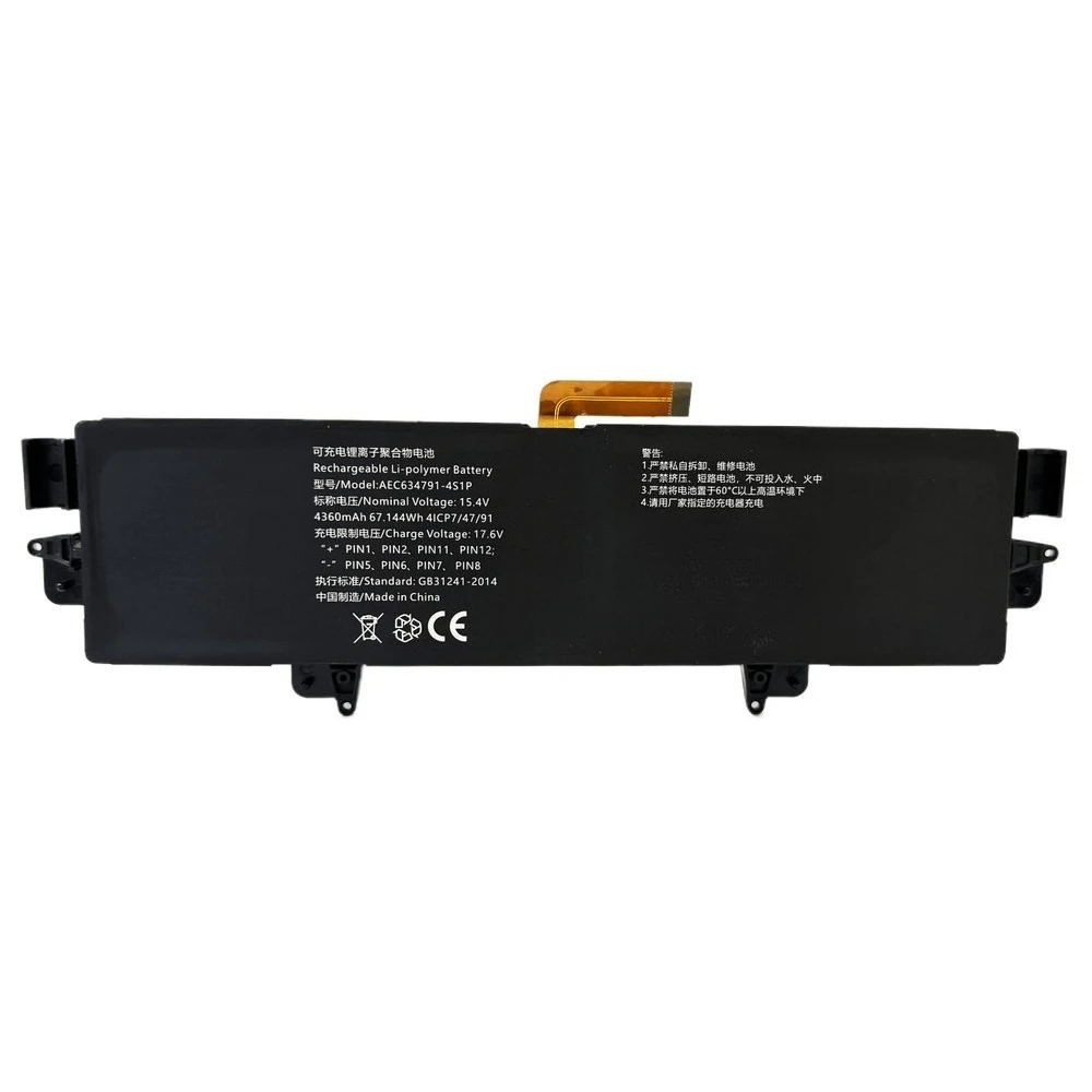 For GPD Win Max 2 2022 2023 15.4V 4360mAh AEC634791-4S1P Battery