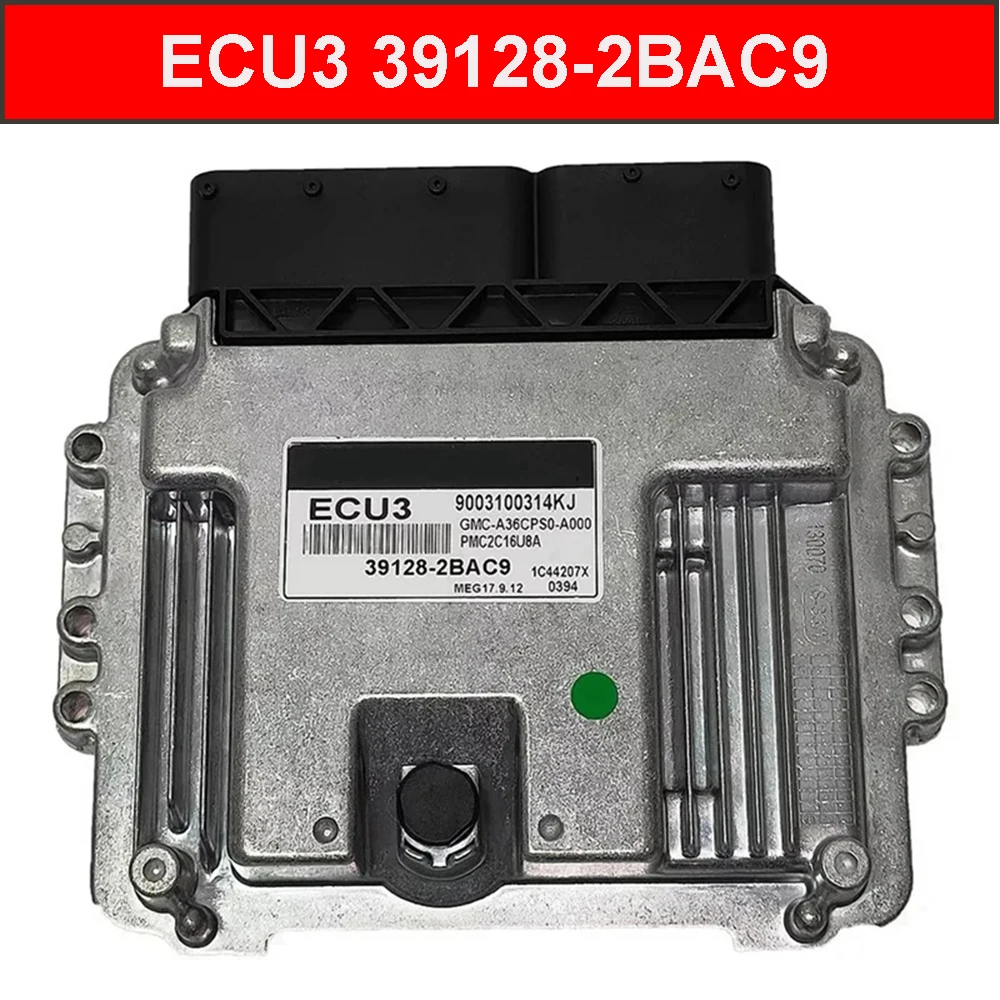 

39128-2BAC9 ECU 3 Original Car Engine Computer Board Electronic Control Unit Fit for Hyundai MEG17.9.12 ECU3 391282BAC9