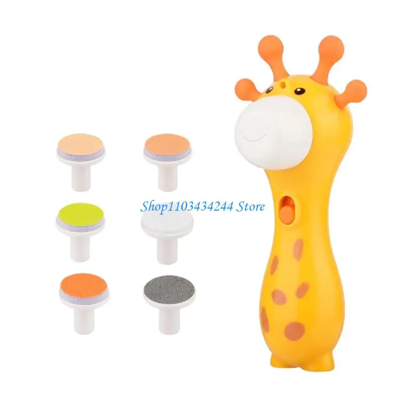 

Шлифовальная машина для ногтей для младенцев, безопасная, бережная система подачи, малошумный мотор, 2 регулируемых режима