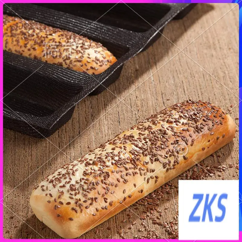 

ZZ-2 шт. силиконовые перфорированные формы для выпечки, форма для сэндвичей, 5-х буханновые антипригарные вкладыши для выпечки