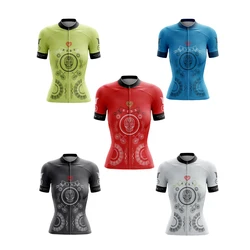 Classic Skull Women Cycling jersey Set Road MTB Bike Short Sleeve Bicycle Clothing Kit