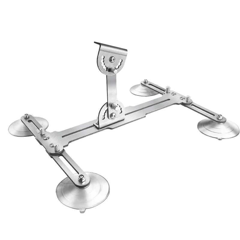Linear Actuator Stand Holder DIY Stainless Steel Bracket Reciprocating Linear Actuator Part With Suction Cup Adjustable Angle