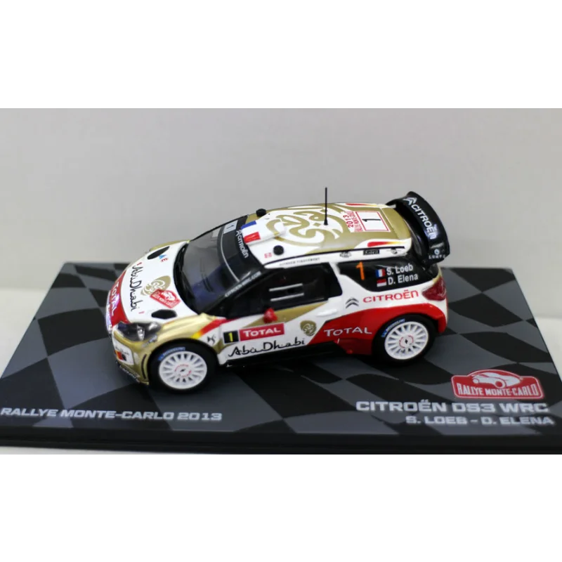 

Diecast 1/43 Scale CITROEN DS3 WRC 2013 Rally Alloy Car Model Collectible Toy Gift Souvenir Display Ornament